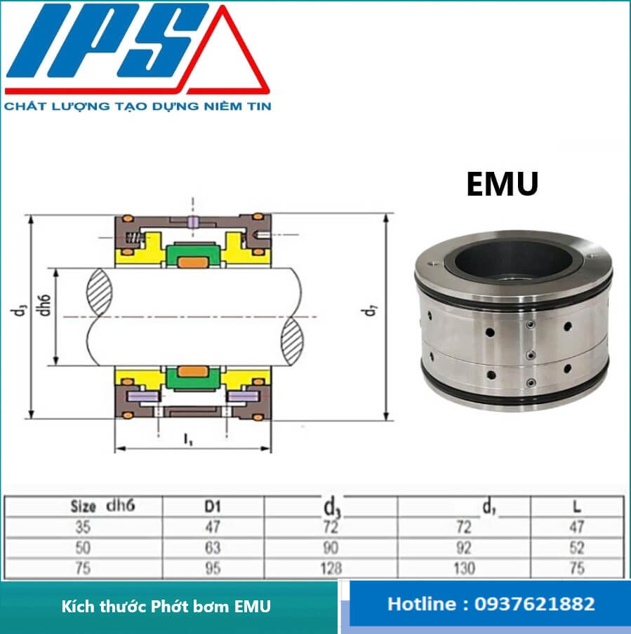 Phớt bơm EMU-3(5)